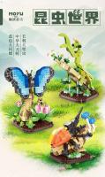 Juguete De Construcción Insectos 423+PCS Mariposa Coleóptero Mantis Modelo Simulación Regalo Decoración Hogar Creativa Para Adultos Y Niños - details 7