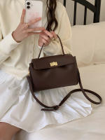 Bolso De Hombro Para Mujer De PU Suave Tamaño Pequeño Moda Retro 2025 Bolso Cruzado Versátil Para Comunicación Bolsa Cuadrada Pequeña - details 3