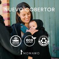 Momawo Cobertor porteo polar ECO New, Invierno, Entretiempo, Impermeable, Resistente al agua, Funda universal portabebé con capucha, adaptable a todo tipo de Portabebé, mochila, fular, Tejido polar 100% Reciclado - details 0