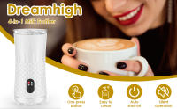 4 En 1 Frother De Leche Eléctrico 400W Automático Calentador De Leche Caliente Y Fría Frother Antideslizante Hacer Chocolate Caliente - 240ml - details 1