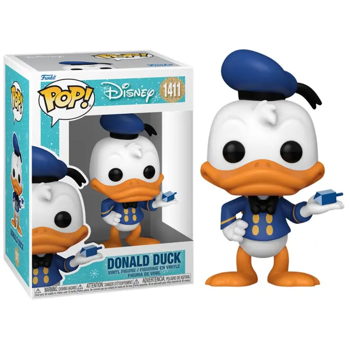 Funko Pop! Disney Holiday - Donald en Hanukkah, 73828, Nº1411 - 1