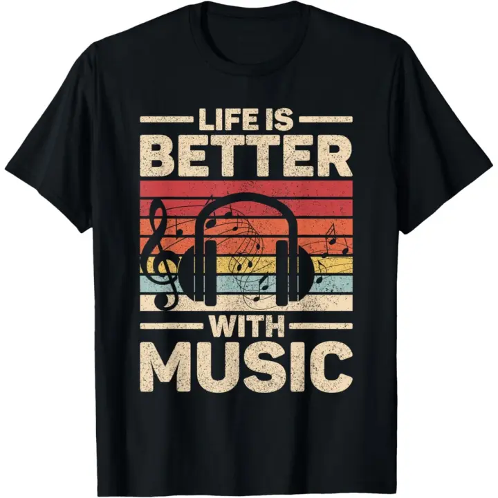 Camiseta de Manga Corta, 100% Algodón, Ropa Unisex para Hombres y Mujeres en 5 Tallas, Camiseta Negra, Cuello redondo con estampado. - 1