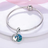 Encanto Original De Plata Para Joyería Moda Sombrero Conejo Encanto Cuentas Pulsera Ajustable Para Mujeres DIY Hecho De Zirconia - details 55