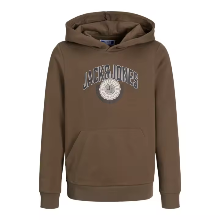 JACK&JONES 12266761 JJKAM VARSITY BRANDING SWEAT HOOD JNR Niño Sudadera Jersey Cuello Capucha 29562 - 1