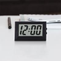 Reloj Digital Mini Pequeño Para Coche Escritorio Viaje Moderno LED Pantalla LCD Display Reloj Electrónico Para Hogar Y Oficina - details 6