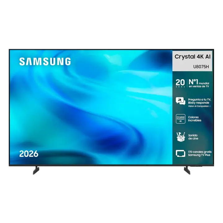 Samsung Crystal 4K AI U8075H / Televisor Smart TV 50" UHD 4K - 1