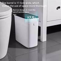 Bote de basura de 5 galones con sensor inteligente, bote de basura de 19 l con tapa a presión para baño, sala de estar, oficina y cocina - details 5