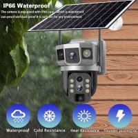 Cámara De Seguridad Solar WiFi Exterior Con Lente De 3 Enlaces Zoom 10X Vigilancia CCTV IP Para Hogar Inteligente Protección Video - details 11