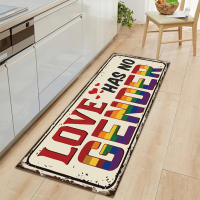VIKAMA 2PC Alfombra De Cocina Moderna Y Sencilla Absorbente Y Antideslizante Para Pasillo Y Balcón Alfombra De Puerta De Baño Para El Hogar - details 3