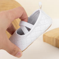 Meckior Zapatos Para Niñas Primera Caminata Todas Las Estaciones Cuero PU Antideslizante Suave Niño Recién Nacido 0-18M - details 6