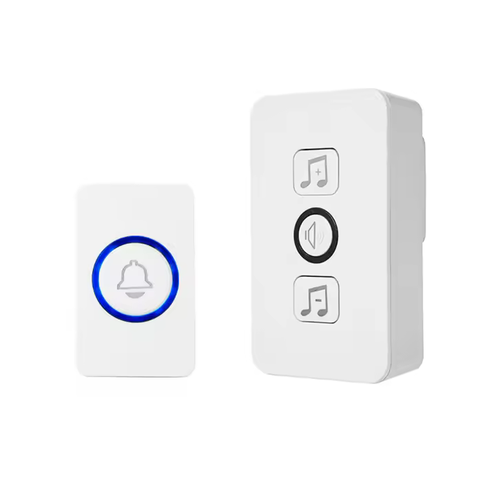Interruptor De Puerta Inalámbrico Inteligente Con 61 Canciones Y 4 Niveles De Volumen Para Hogar Y Ancianos Con Encendedor Opcional EU/US - 1