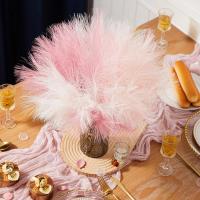 30PC Falsas Pampas Artificiales De 55CM Para Decoración De Bodas Y Fiestas DIY Flores Silken Ramo Para Decoración Del Hogar Y Eventos - details 2