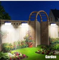 2 Packs De Luces Solares Con Sensor De Movimiento IP65 Impermeables 197 LEDs Para Exteriores 3 Modos Luz Solar Para Pasos Jardín Valla - details 8