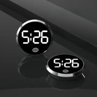 Reloj Digital LED Mini Para Coche Tipo Toque Adorno Automotriz Stick-On Interno Pantalla Táctil Para Vehículos - details 4