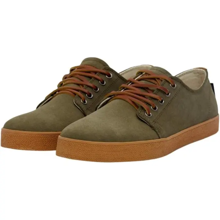Zapatillas Pompeii HIGBY SUEDE HYDRO KHAKI CARAMEL – Estilo y Comodidad en Armonía - 1