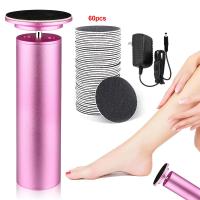 Líquido Para Pies Eléctrico Limpiador De Callos Y Fileteado De Tacones Herramienta De Podología Eléctrica Con Papel De Lija De Reemplazo - details 1