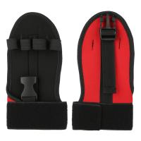 Guante Auxiliar De Dedos Negro Para Rehabilitación Y Entrenamiento De Mano Guante De Fuerza Con Cierre Para Tratamiento De Lesiones En La Mano Tamaño Aproximado 22x11x1cm Peso Aproximado 45g - details 6
