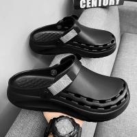 Sandalias Masculinas De Color Sólido EVA Para La Playa Y Viajes Ligeros Y De Secado Rápido Zapatos Casuales Para Hombres - details 14