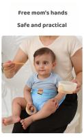 Silla De Comer Portátil Para Bebé Con Cinturón De Seguridad Plegable Y Antideslizante Asiento Alta Silla De Comida Para Niños Reutilizable Y Lavable - details 2