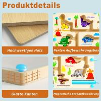Juegos De Aprendizaje Montessori Con Imanes Para Niños Actividades De Desarrollo Motor Fine Con Conteo Y Colores Madera Laberinto Para Bebés - details 3