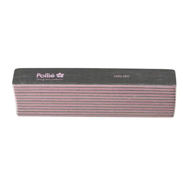 POLLIE NEGRO CUADRADO LIMA 100/180 28X178MM CON BOLSA 1UN - 1