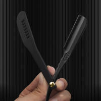 Nueva Tipo Barbera Cuchillo De Afeitar Manual Acero Inoxidable Cuchillas Para Barba Y Cabello Hombre Portador De Afeitar De Acrílico - details 9