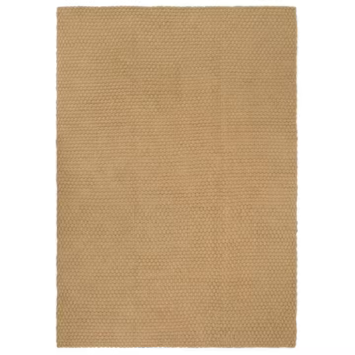 vidaXL Alfombra rectangular yute natural Dimensiones 80 x 160 cm,  120 x 180 cm,  160 x 230 cm y mas Alfombras de área  Alfombra de Piso para Sala de Estar Dormitorio Habitación Salón - 1