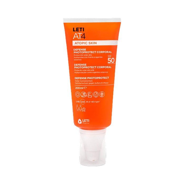 Leti At4 Defense Photoprotect Corporal Spf50 200ml — oferta en Miravia