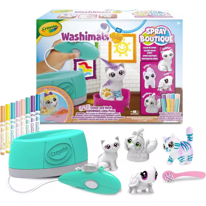 Washimals Pets Spray Colour Boutique Crayola - 1