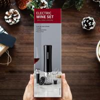Sacacorcos Eléctrico Kit 3 en 1 Abridor de Vino Descorchador de Botellas Electrico with Cortapapeles/Vertedor de Vino / Tapón de Vino, El Regalo para Los Amantes del Vino - details 3