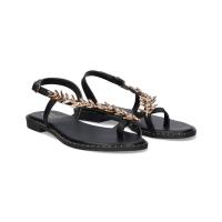 Sandalias planas de Mujer EXE P4015-9 BLK ESCLAVA ESPIGA BLACK 35806 25V - details 2