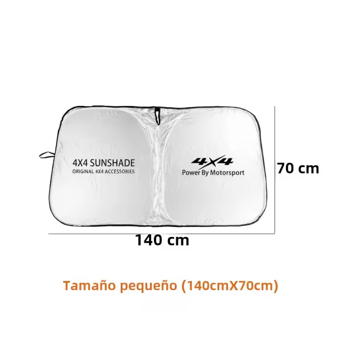 Protector De Ventanas Delanteras Para Coche Isuzu DMAX PANTHER ASCENDER 4X4 MUX Cubierta De Parabrisas Anti UV Accesorios De Auto Tamaño Approx.140x70cm/ 145x80cm - 1