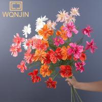 1PC Gesang Simulación De Flores De Crisantemo Decoración De Amanecer En Enredadera Para Sala De Estar Arreglo Floral De Seda - details 0