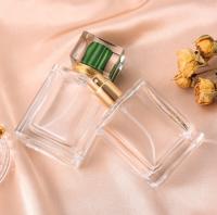 Botella De Perfume Recargable De Vidrio Transparente Premium 1.69oz Portátil Gran Capacidad Para Viajes Cosméticos - details 1