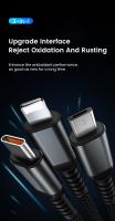 Cable De Carga Rápida 100W 3 En 1 LED Transparente Para Teléfono Móvil Tipo-C Android Longitud 1.2M Carga Rapida 6A Material Braided - details 8