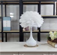 Lámpara de Mesa Moderna y simple, Luz de noche Blanca Romántica para dormitorio, Luz decorative para habitación de niña (Luz Cálida) - details 4