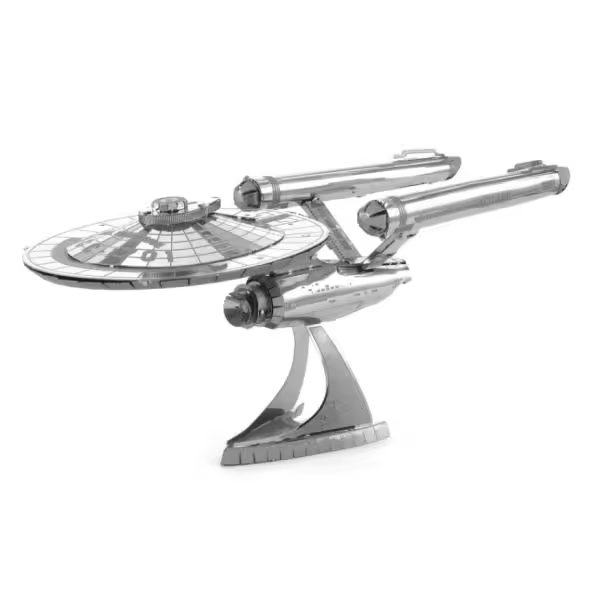 METAL TIERRA STAR TREK USS ENTERPRISE NCC 1701 (MONTADO) MODELO 3D - 1
