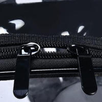 Mochila Transparente Impermeable Grande Para Niñas Y Niños Estilo Moderno Y Fashion Material PVC Con Cierre De Cremallera - details 14