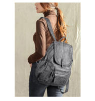 Bolso de mujer informal de moda de estilo coreano, bolso escolar de gran capacidad, mochila de viaje individual - details 2