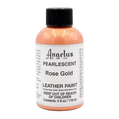 Angelus PINTURA CUERO Y POLIPIEL ANGELUS PEARLESCENT ROSE GOLD 118 ML - 1