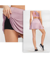 Falda corta de tenis, pantalones cortos deportivos informales para correr, faldas de verano transpirables para Yoga y Fitness, Falda corta plisada deportiva para mujer para Golf - details 1