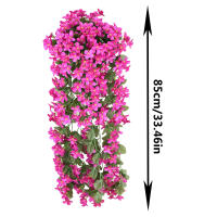 Plantas Artificiales Colgantes Para Pared 33.5 Pulgadas Flores Falsas Y Hojas Vines Decoración De Jardín Ideal Para Fiestas Oficina Iglesia - details 2