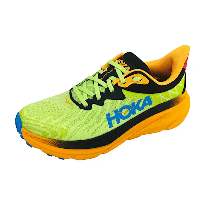 HOKA RUNNING/MONTAÑA Men CHALLENGER ART 7 VERDE CON NARANJA / AZUL HOMBRE - 1