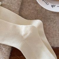 Calcetines De Mujer Primavera Nuevos Coreanos Con Lazo De Encaje Medio Tubo Versátiles Dulces De Algodón Pile Calcetines Casuales - details 14