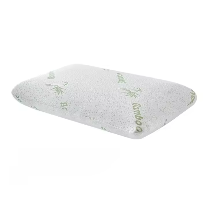 Almohada De Memoria De Bambú Para El Cuello Suave Y Protegido Almohada De Sueño Recuperación Lenta Para Dormitorio - 1