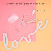 Luz De Neón LED USB/Batería Para Decoración De Pared De Fiesta Barra De Cerveza Artículos De Ambiente No Incluye Baterías - details 2