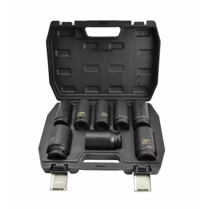 Awtools zestaw nasadek udarowych 3/4" 8cz. długie black line - 1