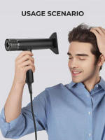 Secador De Pelo Profesional VGR Sin Hojas Motor Sin Escobillas 110000 RPM Adecuado Para Salones Secador De Pelo Potente V-401 - details 2