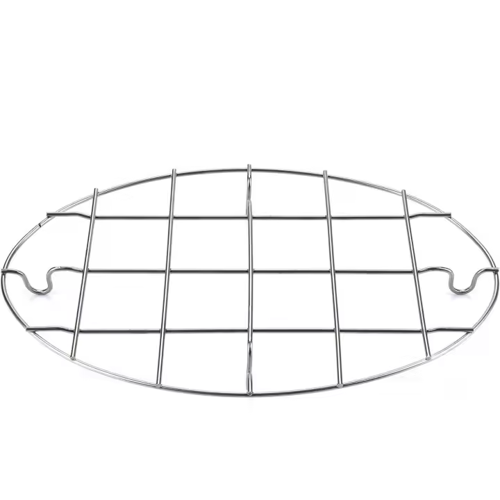 Rejilla de enfriamiento de acero inoxidable para hornear, rejilla de alambre grueso, rejilla para asar y enfriar, utensilios de cocina, 1 pieza (25 x 17 x 2 cm) - 1