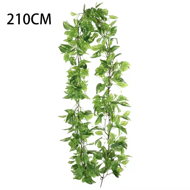Poenia Arte Floral - Planta Artificial Tira Colgante de Hojas Realistas 210cm - REF 631153 - Decoración Realista - Deoración Duradera - 1